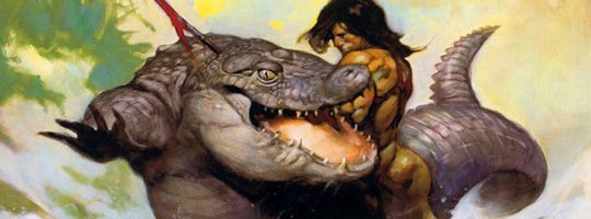 Monster Out of Time by Frank Frazetta