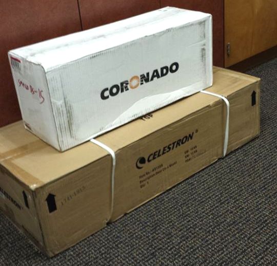 A Meade telescope on a Celestron mount. It's like a Ford truck with a Chevy engine.