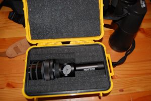 Newtonian scopes require collimating after a ride in a jeep.