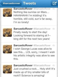 There are rocks on Mars with more Twitter followers than I have. True story.