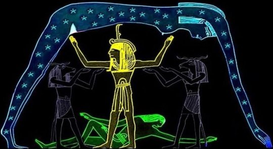 Pharoah cops a feel.